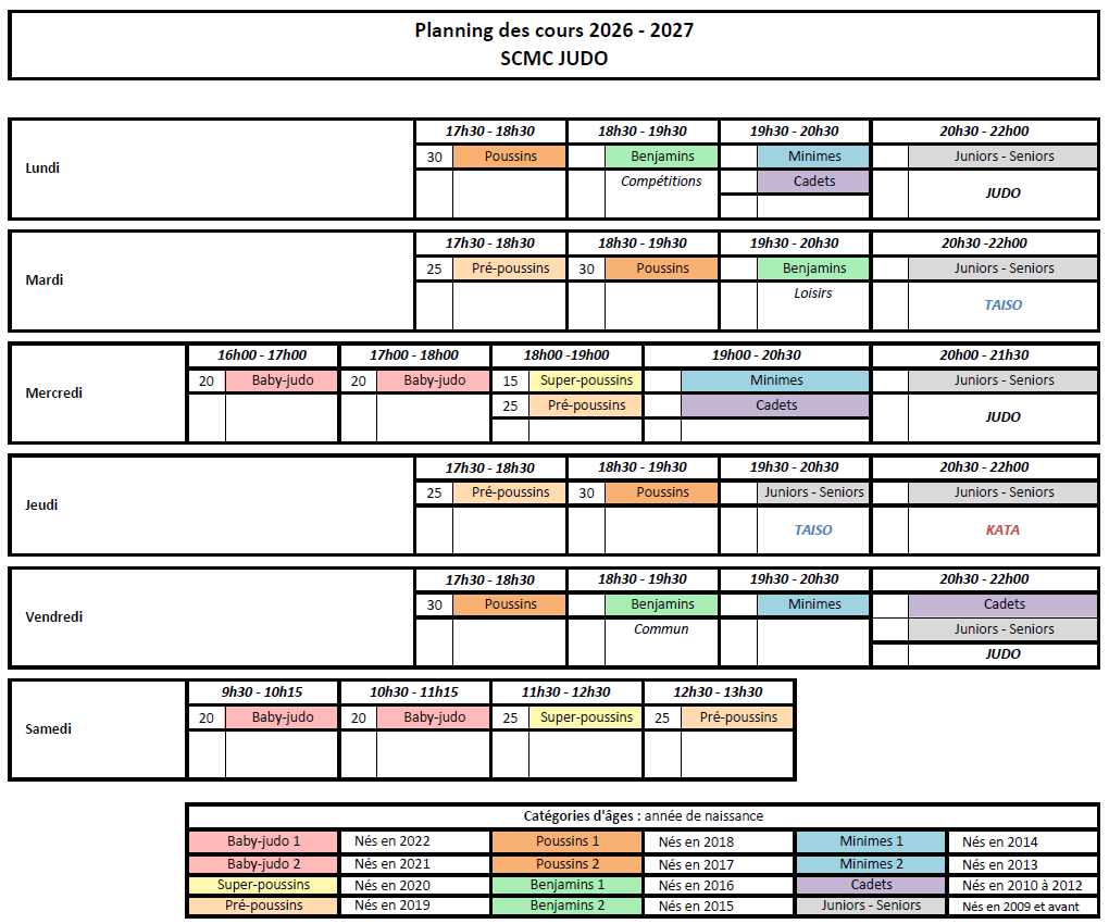 Planning SCMC JUDO 2026 2027 (2)